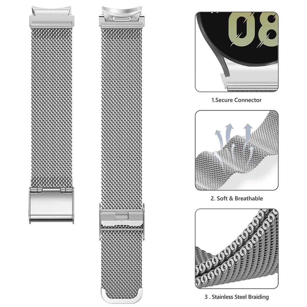 No Gaps Stainless Steel Band for Samsung Galaxy Watch Strap 6 5 4 40mm 44mm 6 4 Classic 43mm 47mm Metal Bracelet for Galaxy 5Pro