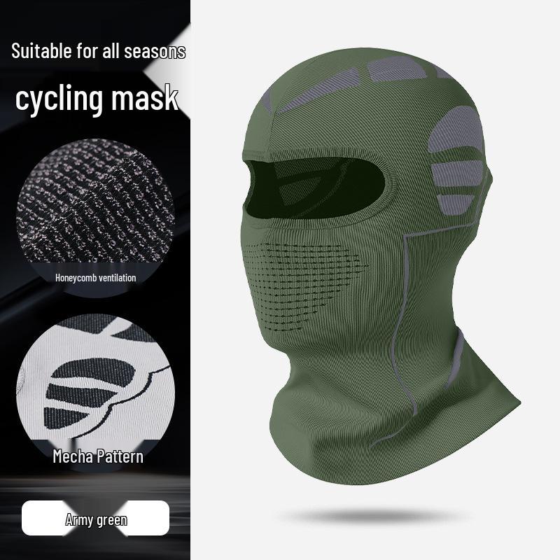 Gestrickte Pullover-Mütze: Atmungsaktiver Skihelm & Ohrenschutz, 3-in-1 Kälteschutz-Gesichtsmaske