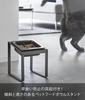 Yamazaki Tower Pet Food Bowl Angled High Prevents Fast W15 x x Easy to Model 10240 Stand, Type, Black, Eating, Dimensions D15.5 H17.6cm, Eat,