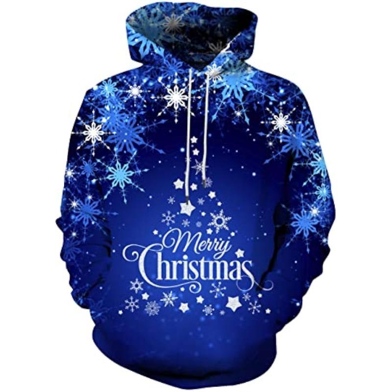 3D Novelty Hoodies for Men Cool Graphic Pullover Sweatshirts with Pockets