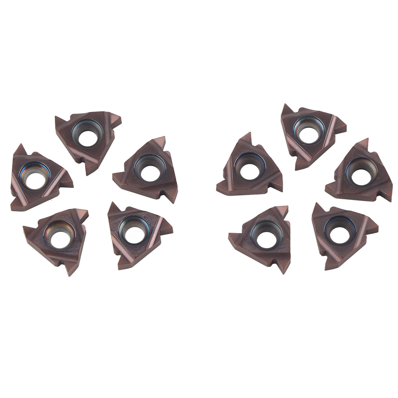 

10Pcs CNC Turning Blade Inserts Thread Cutting Lathe Machine 16ER AG55