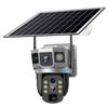 360° Solar Wireless Camera with 10x Zoom & Three-Screen Monitoring for Day/Night Full-Color Outdoor Use