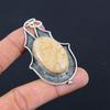 Oval Fossil Coral Gemstone Mother Unique Engagement Pendant Jewelry 925 Silver