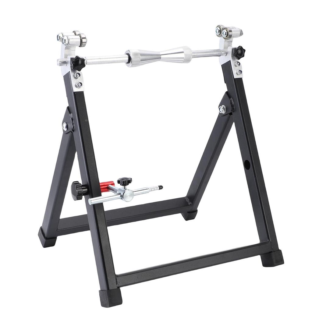 Motorcycle Wheel Balancer Truing Stand Foldable Portable Adjustable Centering Cones Rim Tire Balancer for Sport Dirt