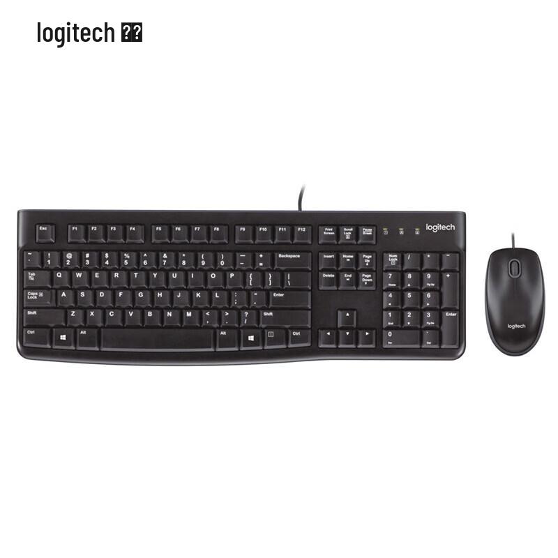 

Logitech MK120 Wired Keyboard and Mouse Combo