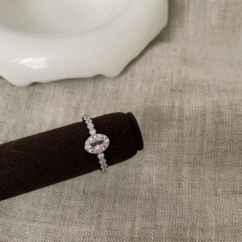 

Милое слегка инкрустированное розовое циркониевое кольцо в виде бабочки, женское нишевое дизайн, темпераментное легкое роскошное элегантное кольцо