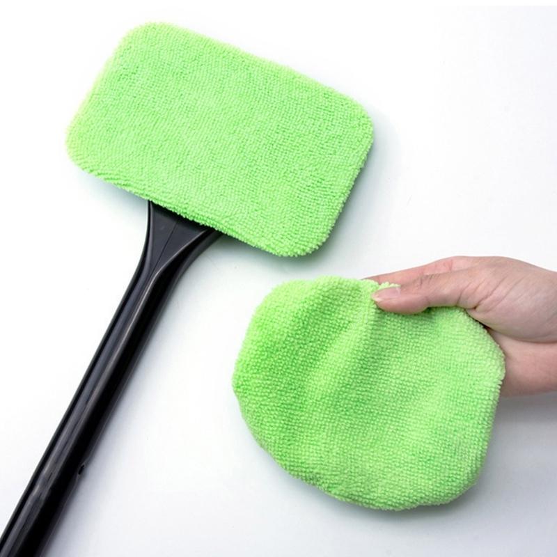 Car Front Windshield Cleaning Brush Interior Dust Removal Window Scraping Towel No Scratches Cleaning Tool