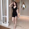 Temperament Sexy Dress Women's Belly Cover High-end Club Spa Technician Overalls Hip Open Skirt Night Show