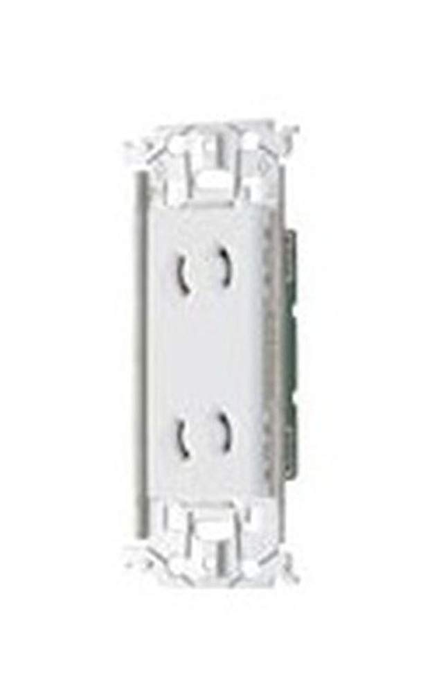 

Panasonic Advanced Series Embedded Retainer Double Outlet with Metal Frame Ceramic White WTL10623W