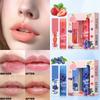 2PCS/BOX [Christmas/Valentine's Day Gift] Lip Oil Lipstick Case, Strawberry/Blueberry Fragrance, Hig