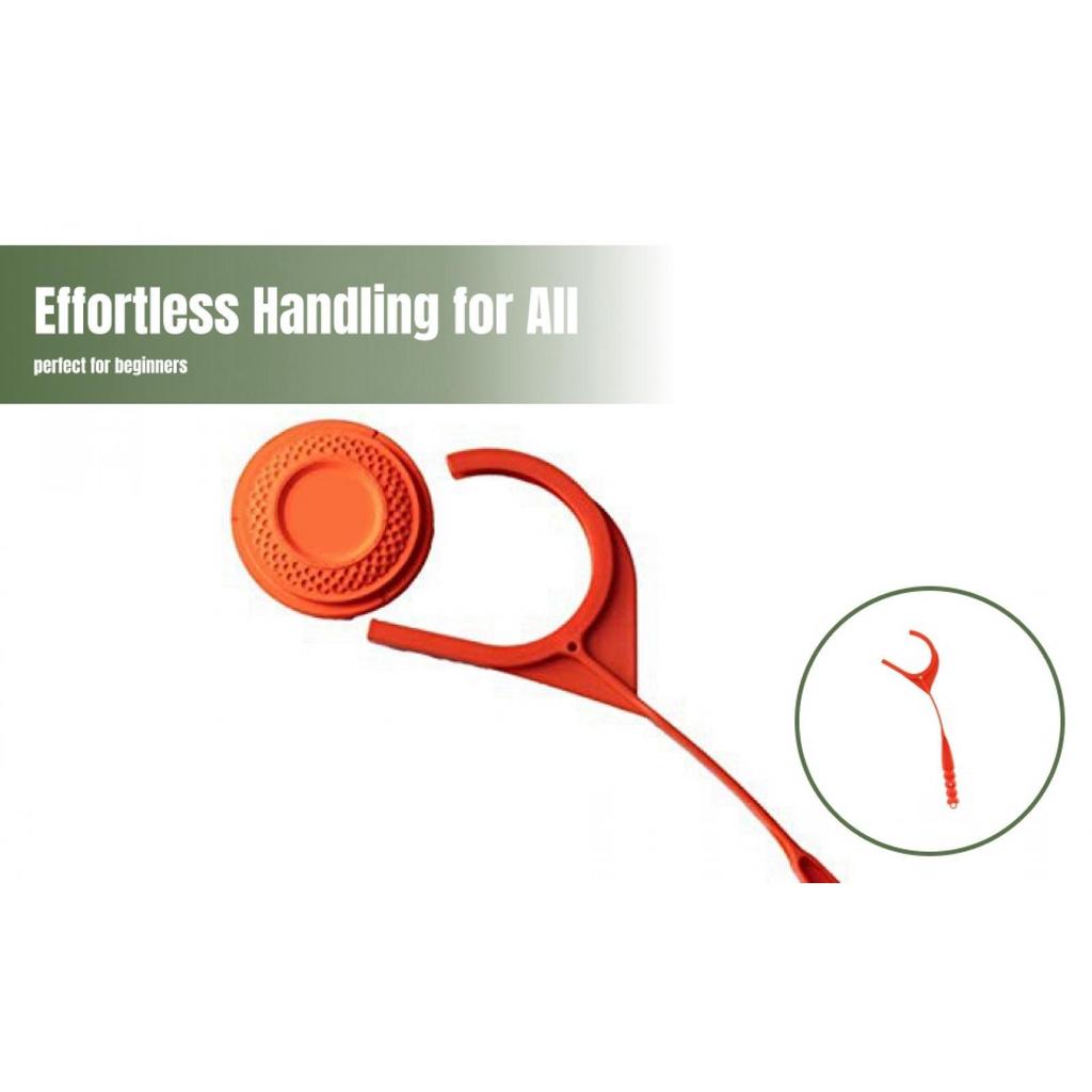 Durable Clay Target Hand Thrower Outdoor Hunting Accessory Orange