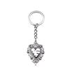 Souvenir Gift Couple Keychain Kiss Charm Lover Key Ring 28mm Ring
