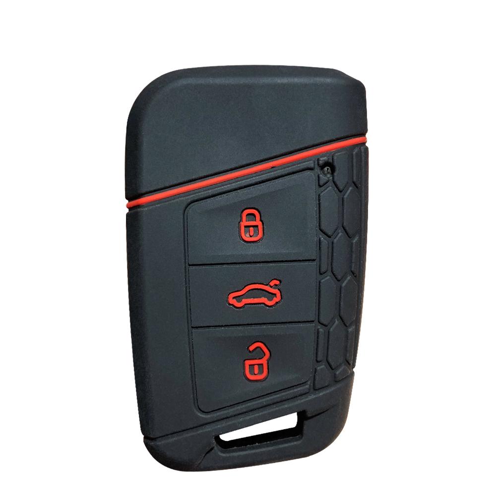 

Keyless Remote Protection For VW Volkswagen Magotan Passat B8 Skoda Superb Kodiaq A7 Soft Car Key Case Fob Holder Cover
