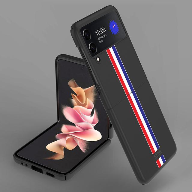 Luxury Slim Thin Protective Cover Case For Samsung Galaxy Z Flip 3 5g Flip3 Z Fold3 Fold 3 Folding Cell Phone Bag Funda Coque