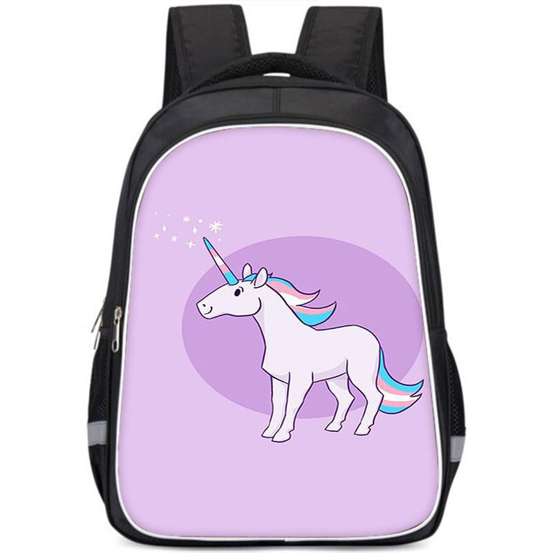 Unicorn Backpack For School Large Capacity Lightweight Design For Boys And Girls