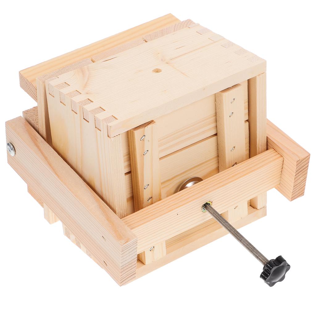 Tofu Kalıp Presleme DIY Yapma Aracı El Aletleri Kalıp Ev Damgası Ahşap Üreticisi