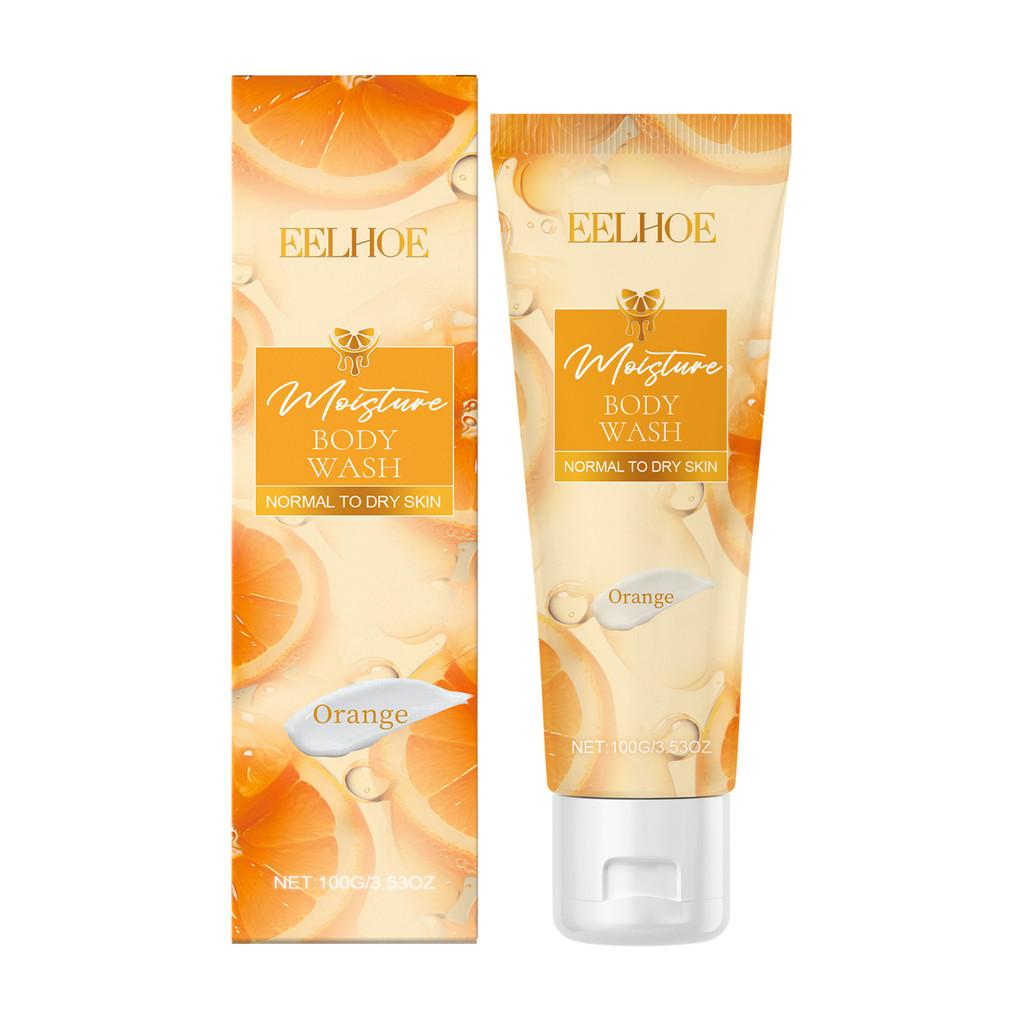 Eelhoe Aromatic Orange Body Care Set For Gentle Hydration And Nourishing Moisturization Orange Shower Gel