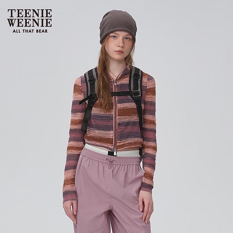 

Teenie Weenie Women s Striped Gradient Knit Cardigan 165/M
