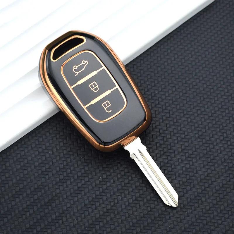 Tpu Housing Remote Fit For Renault Kwid Traffic Symbol Fit For Dacia Sandero Logan Duster Auto Smart Key Fob Case Cover Key Fob Protector Mount