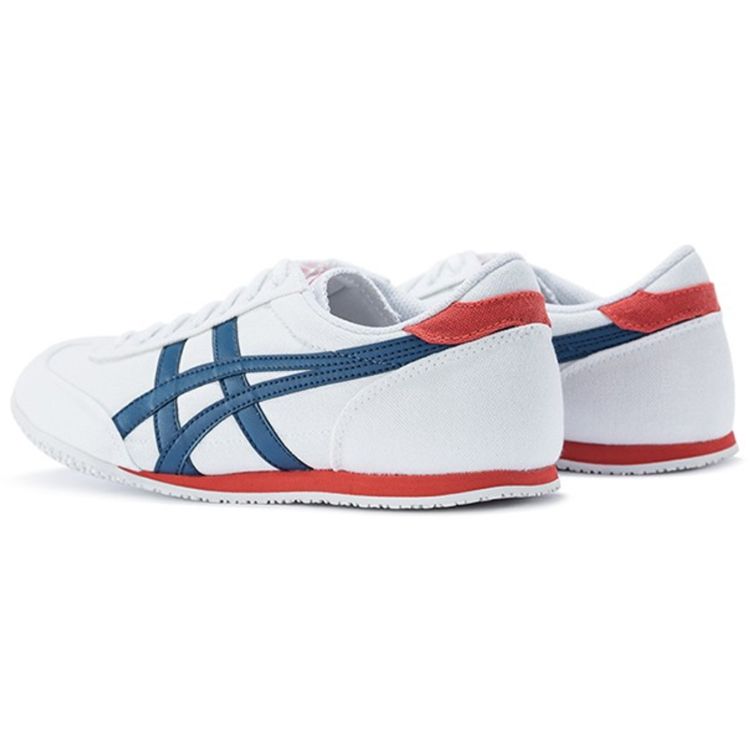 ONITSUKA TIGER Machu Racer Fabric Retro Sports Lightweight Shock Absorbing Durable Non-Slip Low-Top Casual Shoes Unisex Sneaker 1183A858-100