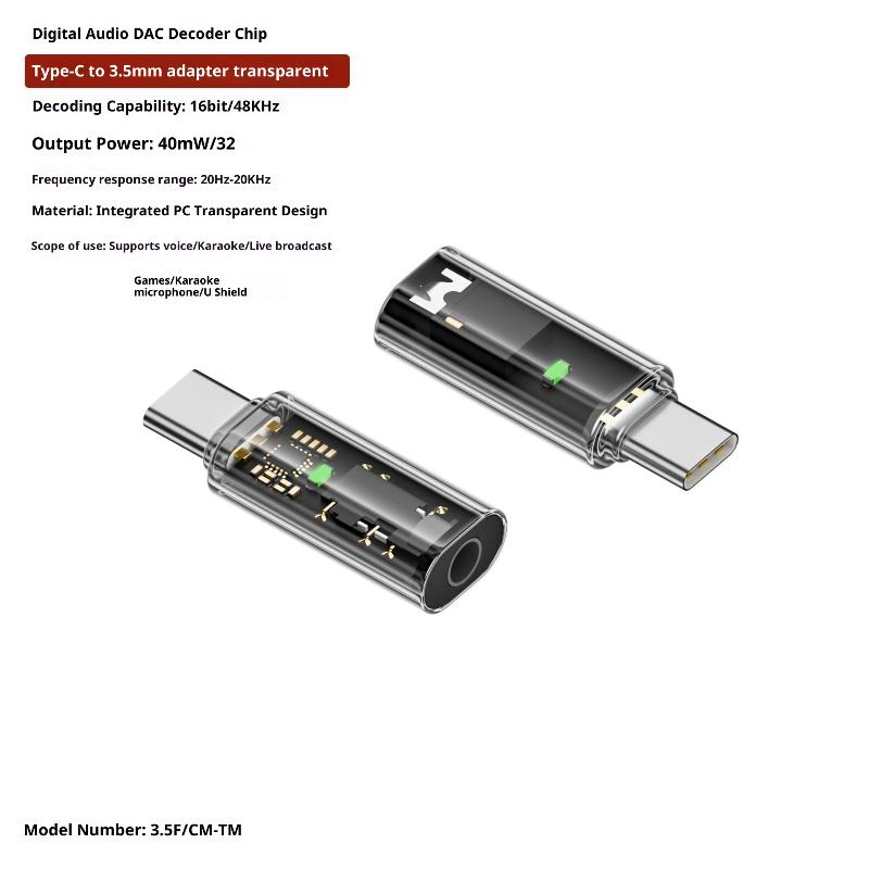 

1Pcs Type C To 3.5mm Audio Adapter Earphone AUX Adapter For Phone 15 Galaxy S24 S23 Ultra USB Type C To 3.5mm Aux Adapter