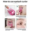 Professional ABS Eyelash Curler Multicolor Mini Eyelash Curling Clip Silicone False Eyelashes Auxiliary Cosmetic Tools