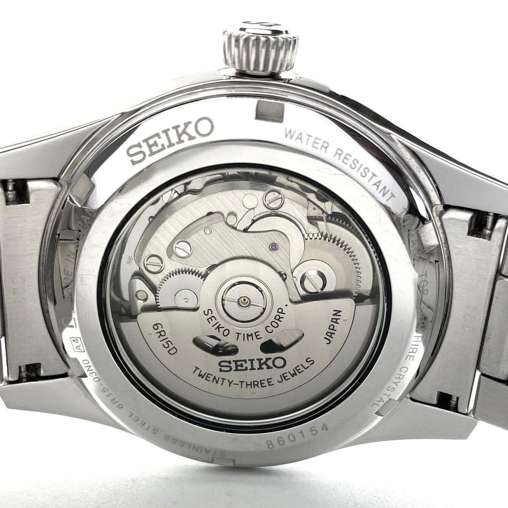 Used [Good Condition and Good Working Condition] Men's Watch Seiko SEIKO Presage Prestige Line SARX039 6R15-03N0 Automatic Winding Black Date Display