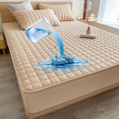 2025 Waterproof Thicken Mattress Cover Quilted Latex Mat Bed Covers Pad Skin-Friendly Fitted Sheet Protector Bedspread