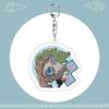 Anime Demon Slayer Keychain Acrylic Pendant Cartoon Accessory Dropshipping Support Custom Bulk Order Gift for Fans