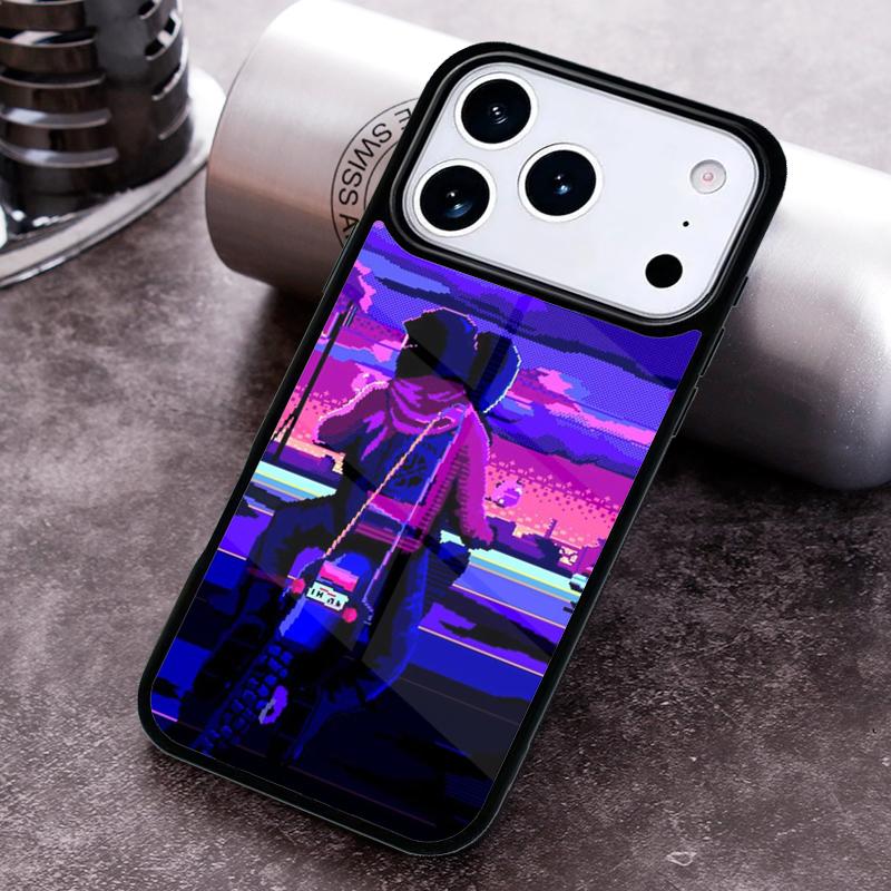 Vaporwave Aesthetic Art Phone Case For iPhone 17,16e,15,14,13,12,11,Mini,Pro,MAX Soft Silicone Cover