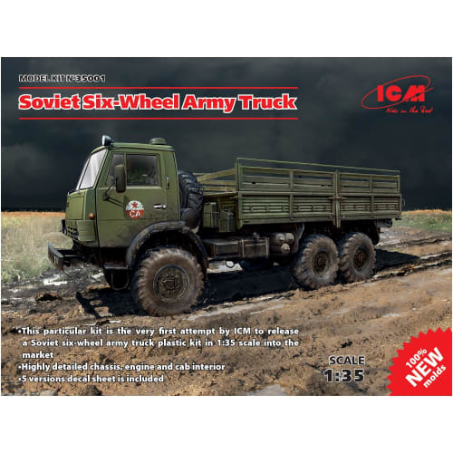 ICM 1/35 Soviet 6-Wheel Army Truck 35001 Plastic Model