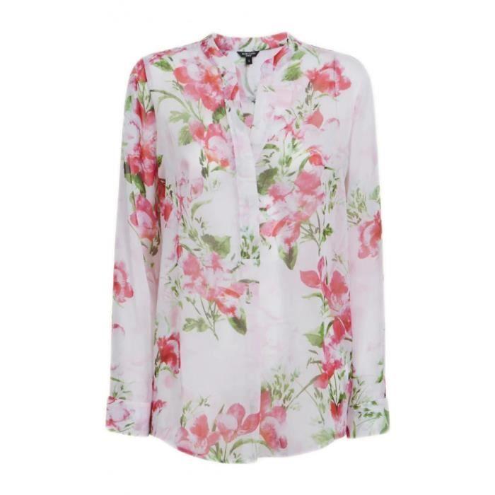 Guess femme blouse marciano imprimé floral blanc