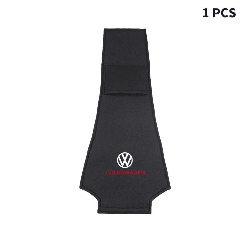 

For Volkswagen VW 1Pcs Car Headrest Cover Seat Head Pillow Neck Headrest Cover For Volkswagen Golf-5 6 7 Bora Jetta POLO MK4 MK6