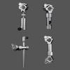 Aluminum Alloy Turret Fish Cage Fish Lures Rack Adjustment Turret Baits Tray Holder For Most Fishing Chairs Enduring