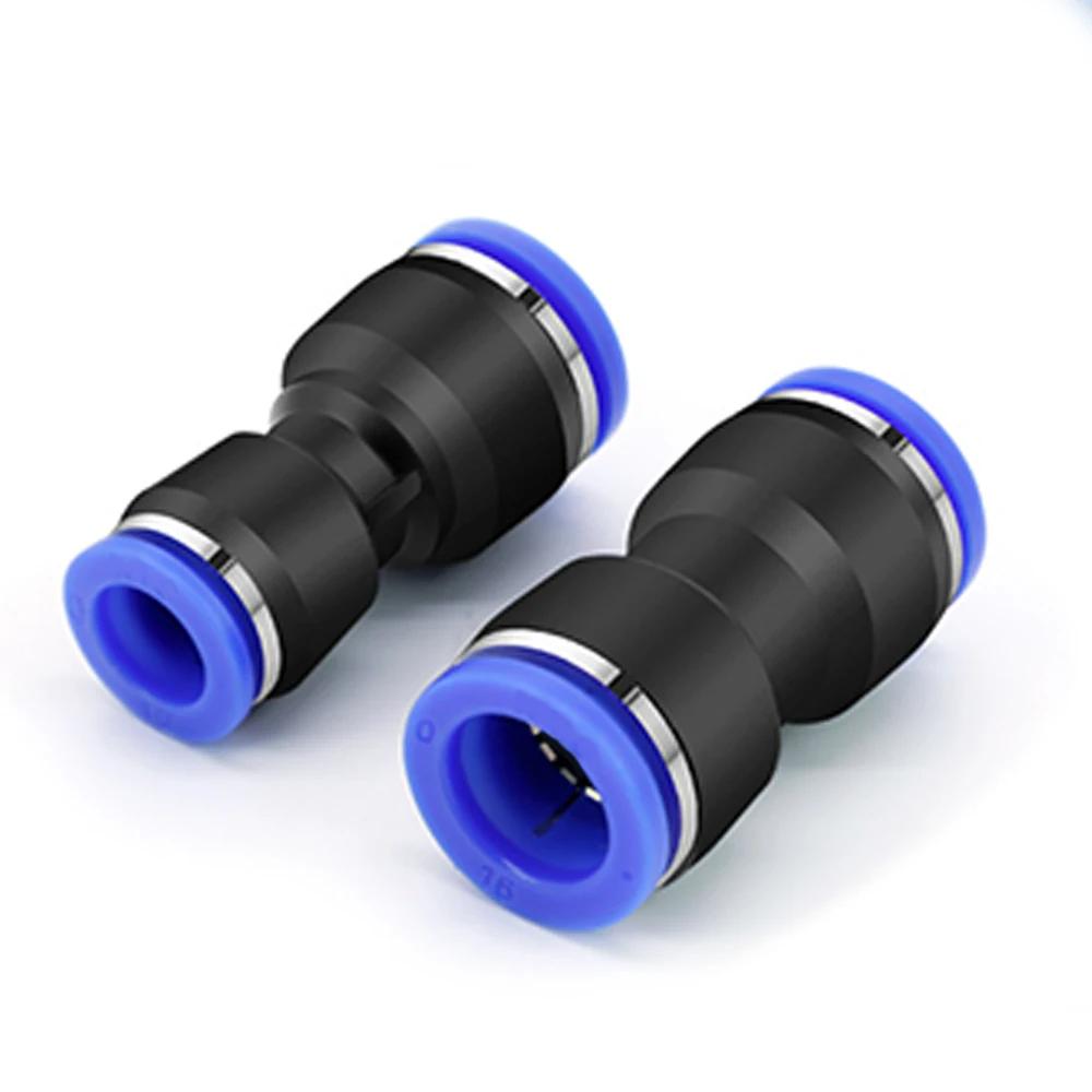 1PC PU PG Pneumatický rychlospojka Plastová hadice Vzduchová trubka 4 6 8mm 10mm 12mm 14mm 16mm Přímá Redukující plyn Rychlé připojení
