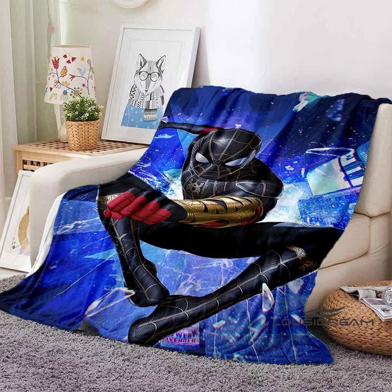 2026 New Cartoon Spider-Man Blanket - Soft, warm, perfect for naps, sofas, offices, beds, and camping - A gift choice for all se