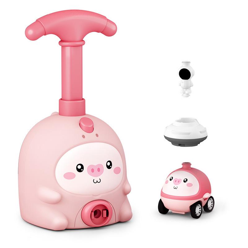Douyin Piggy Power Air Scooter: Children's Balloon-Powered Animal Toy