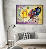 Poster Kandinsky Yellow Red Blue