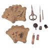 Europäisches Vintage Stickschere Set Edelstahl Europäisches Antikes Vintage Nähset für Nähen Handwerk Kunstwerke Handarbeit