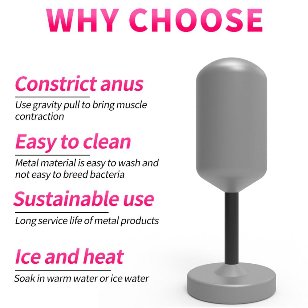 New Soft Silicone Steel Ball Gravity Anal Plug Anus Expander Vagina Dildo Prostate Massager Anal Beads SM Sex Toys For Men Women