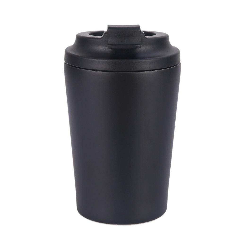 12Oz Milk Cup With Scale 304 Stainless Steel Double Layer Vacuum Thermos Cup Portable Mini Coffee Cup