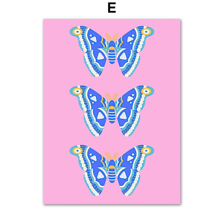 Vintage Cocktail Disco Cherry Aesthetics Poster and Printed Pink Wall Art Canvas Painting Room Nordic Home Decoration Mural