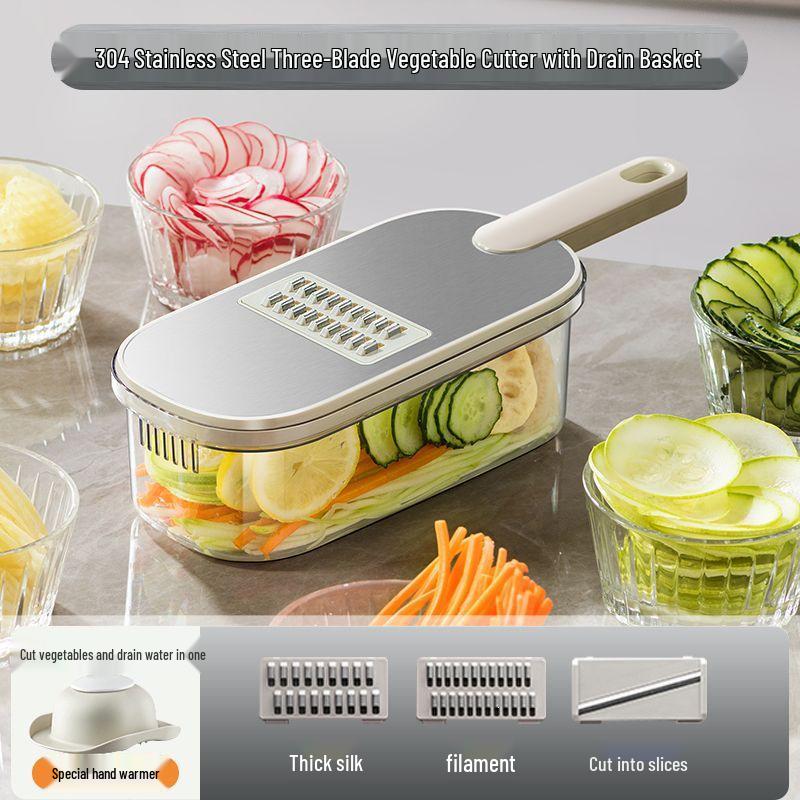 Zaiyou Multifunctional Vegetable & Potato Cutter: Home Coarse Shred, Slice, Grate.