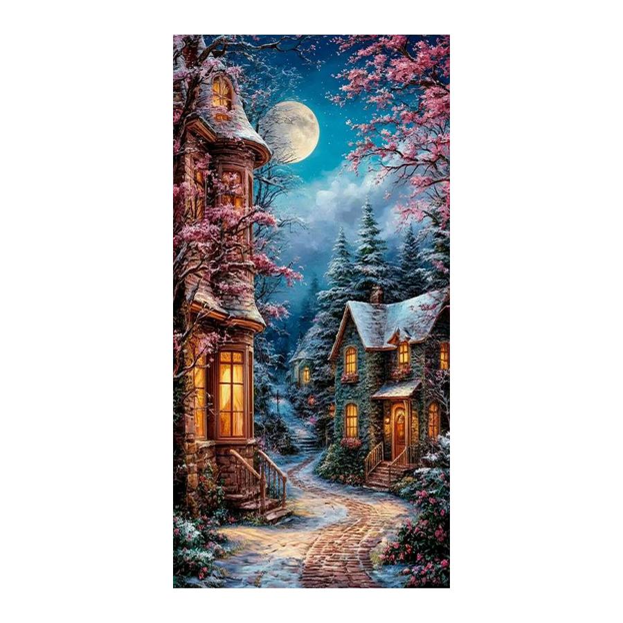 Natural Scenery House Large Size Diamond Painting New Collection Landscape Diy Full Drill Rhinestone Embroidery Mosaic Cross Stitch Kits