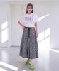 L By L Black Floral Wide Pants
