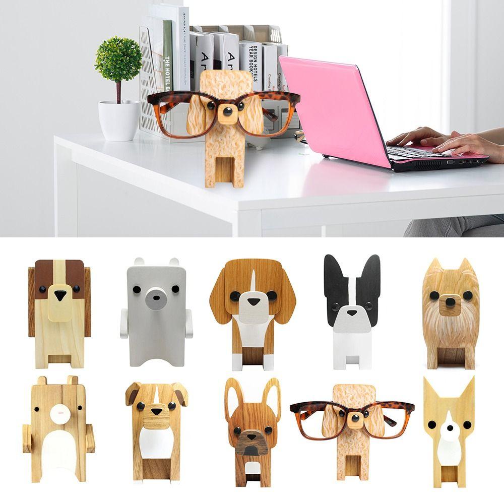

Деревянный держатель для очков с животными для домашнего офиса, дисплей для очков, солнцезащитные очки, деревянная подставка, стеллаж для выставки товаров