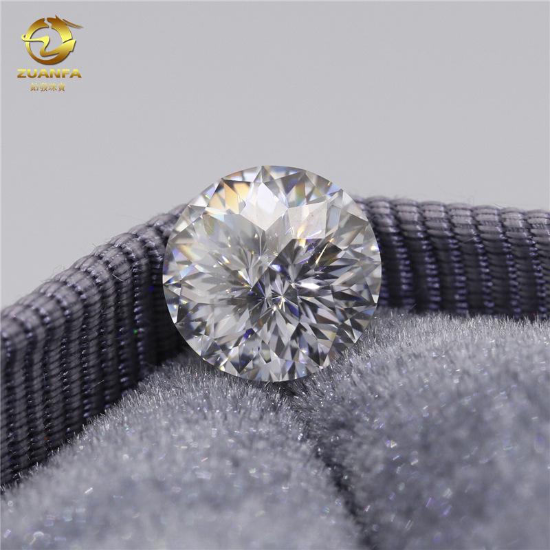 

Emperor Cut Moissanite Loose Stones for Silver Jewelry Inlay 5.0mm (0.5ct) Certified Black Card Waist Code
