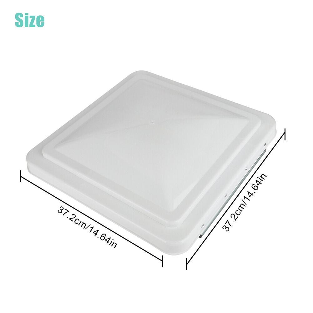 14 Inch Universal RV Roof Vent Lid Replacement Impact-Resistant Import And Export Vent Cover For Trailer Motorhome Acesssories