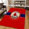 Boston Red Sox2 Flanellmuster Quadratischer Teppich, Läufer, Teppich für Wohnzimmer Schlafzimmer Sofa Spielzimmer Dekor, Rutschfeste Fußmatte