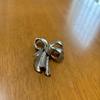 Used Vintage Pastelli... Gold, Silver Ribbon Brooch